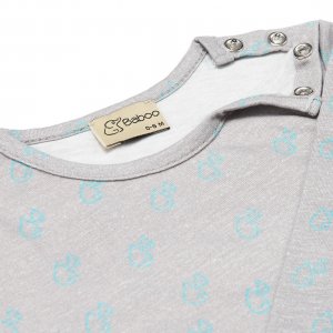 Desenli Organik Pamuk Kumaş Bebek ve Çocuk Alt Üst Takım