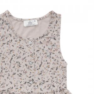 Edel Weiss Modal Kumaş Yazlık Baharlık Kız Bebek Çocuk Kolsuz Elbise