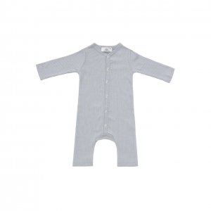 Edel Weiss Modal Kumaş Uzun Kollu Kız Erkek Bebek Çıt Çıtlı Tulum