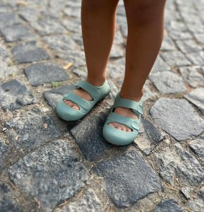 Toe Jelly Yumuşacık Cırt Cırtlı Kız Erkek Bebek Çocuk Sandalet